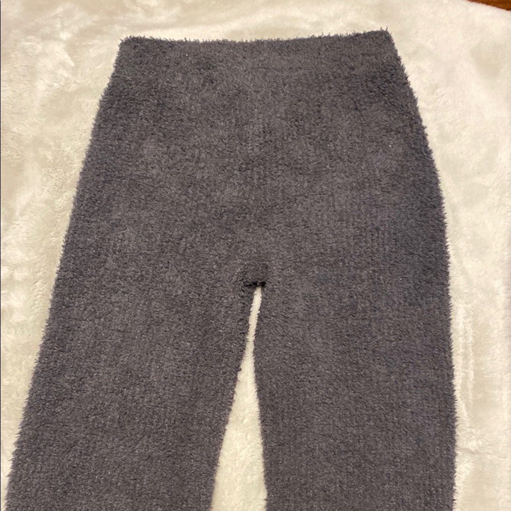 NWOT Aerie Cozy Gray Woman’s Fleece Pants - Picture 8 of 10